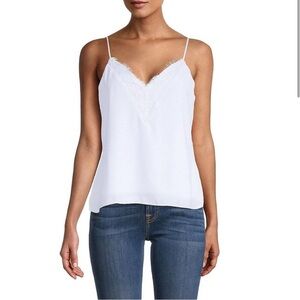 Socialite Cream Camisole V-Neck Top